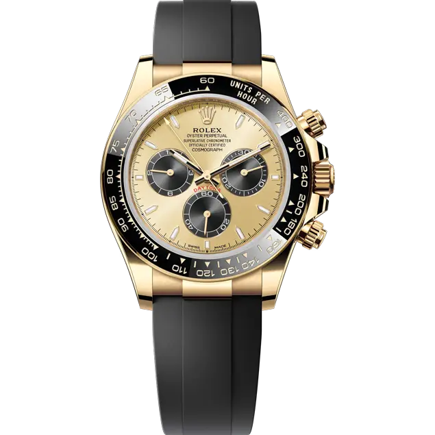 Rolex Rubber Yellow Gold Ceramic Daytona 126518ln Champagne